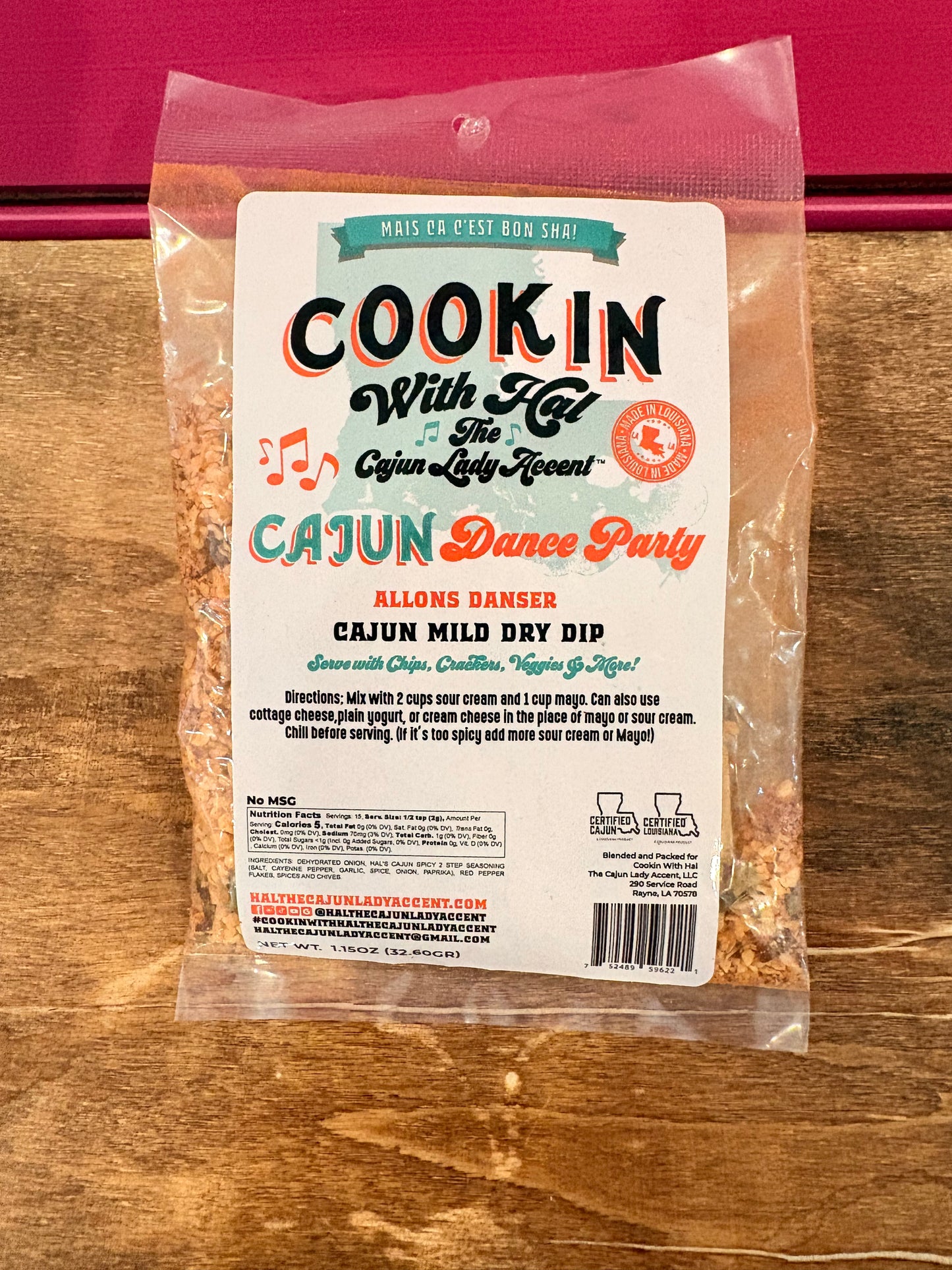 Cookin with Hal - Cajun Dance Party Dry dip - SBC