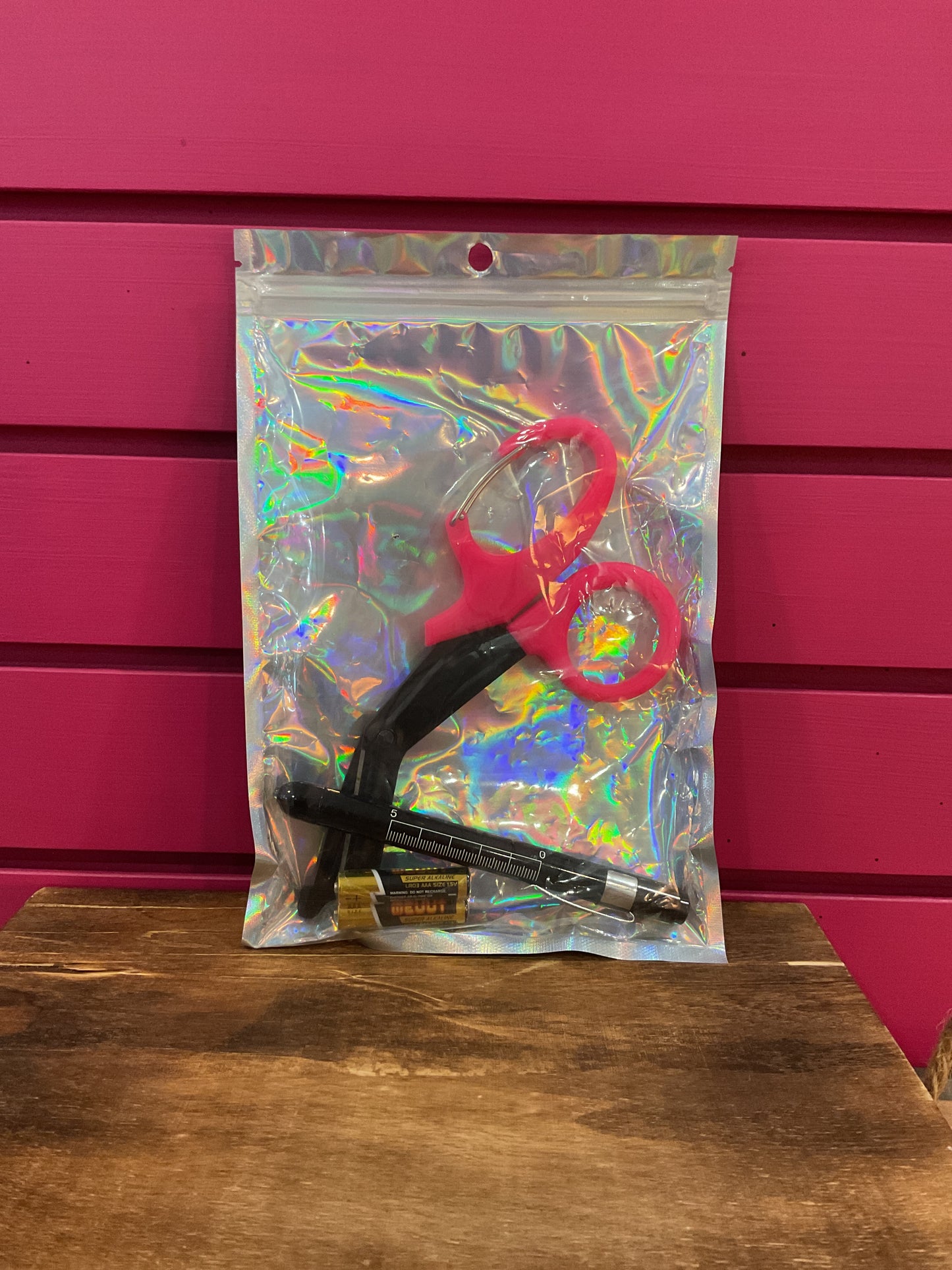 Scissors/pen light duo