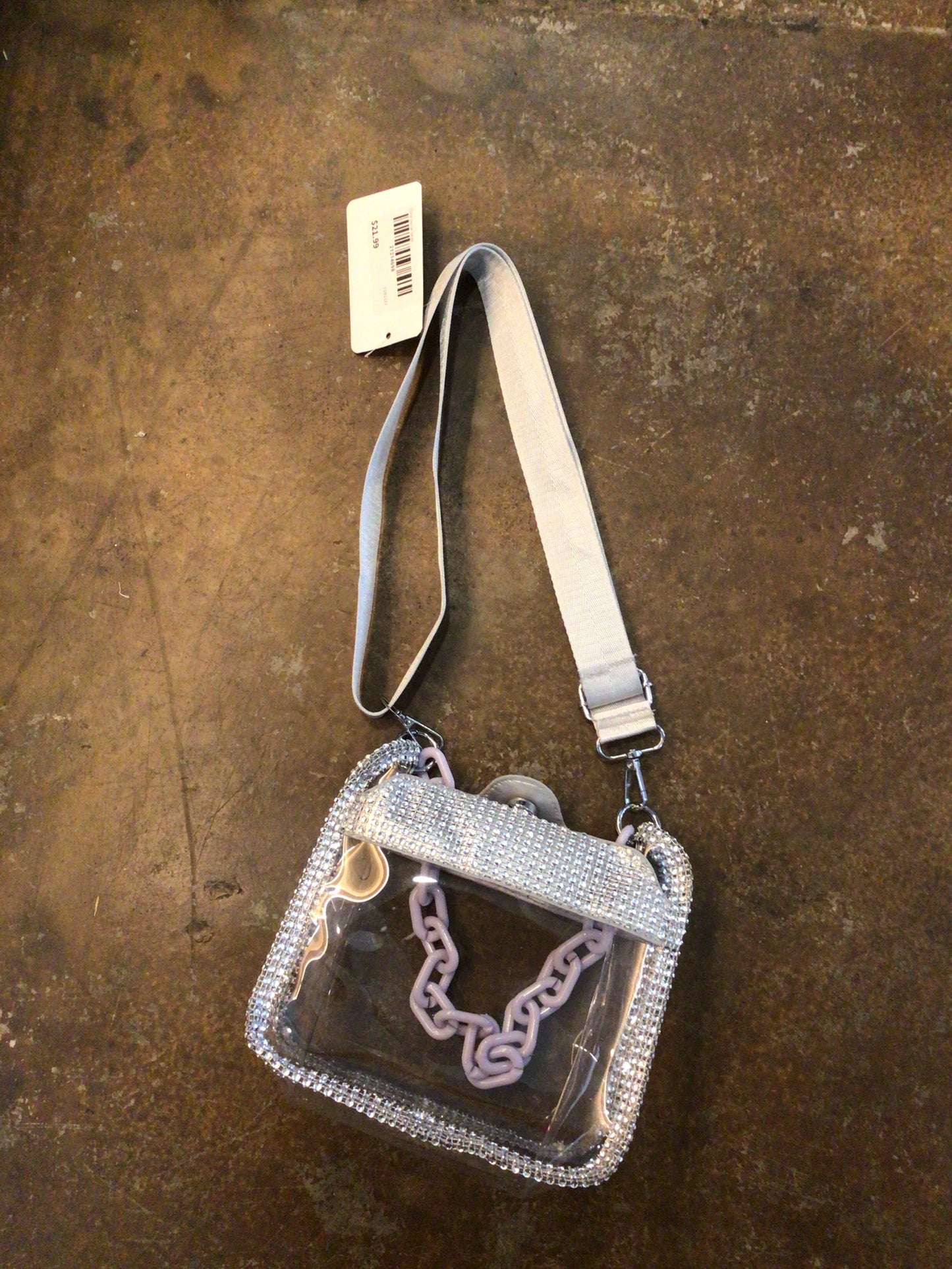 Clear purse large