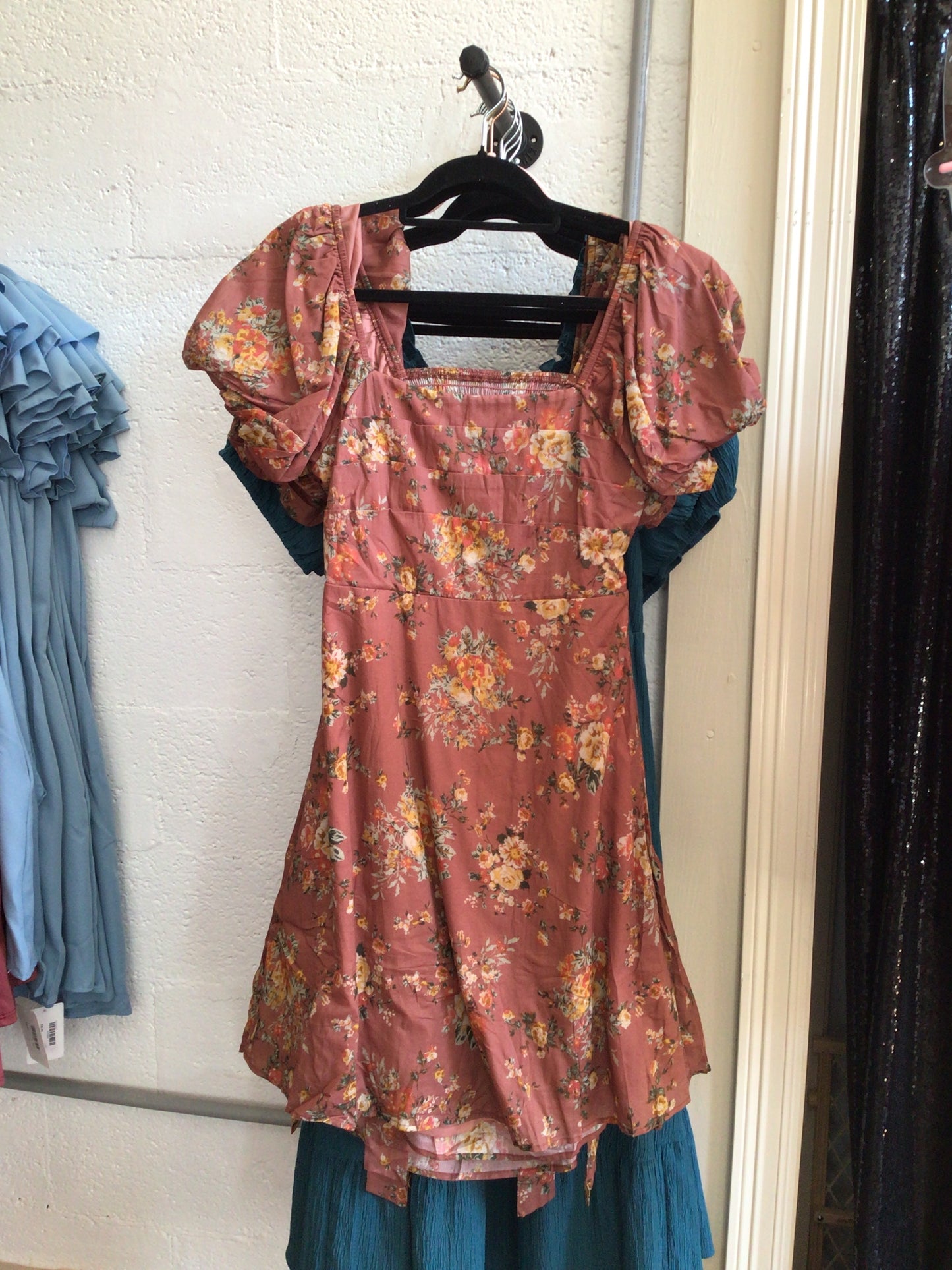 Fall Floral Dress