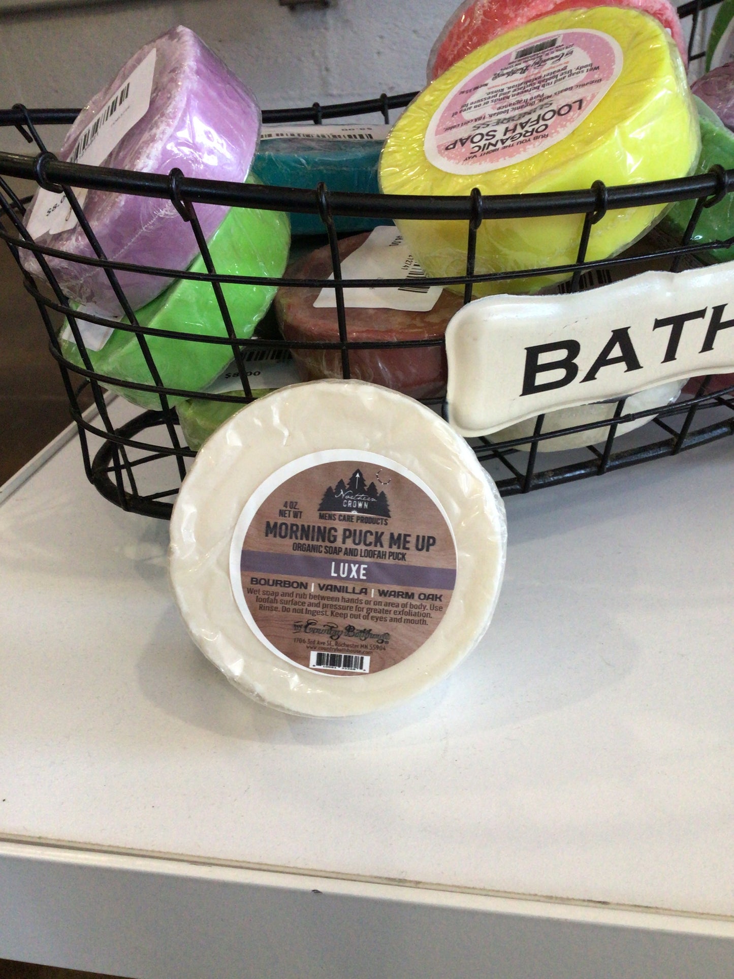 Organic Soap and Loofah Puck - Luxe