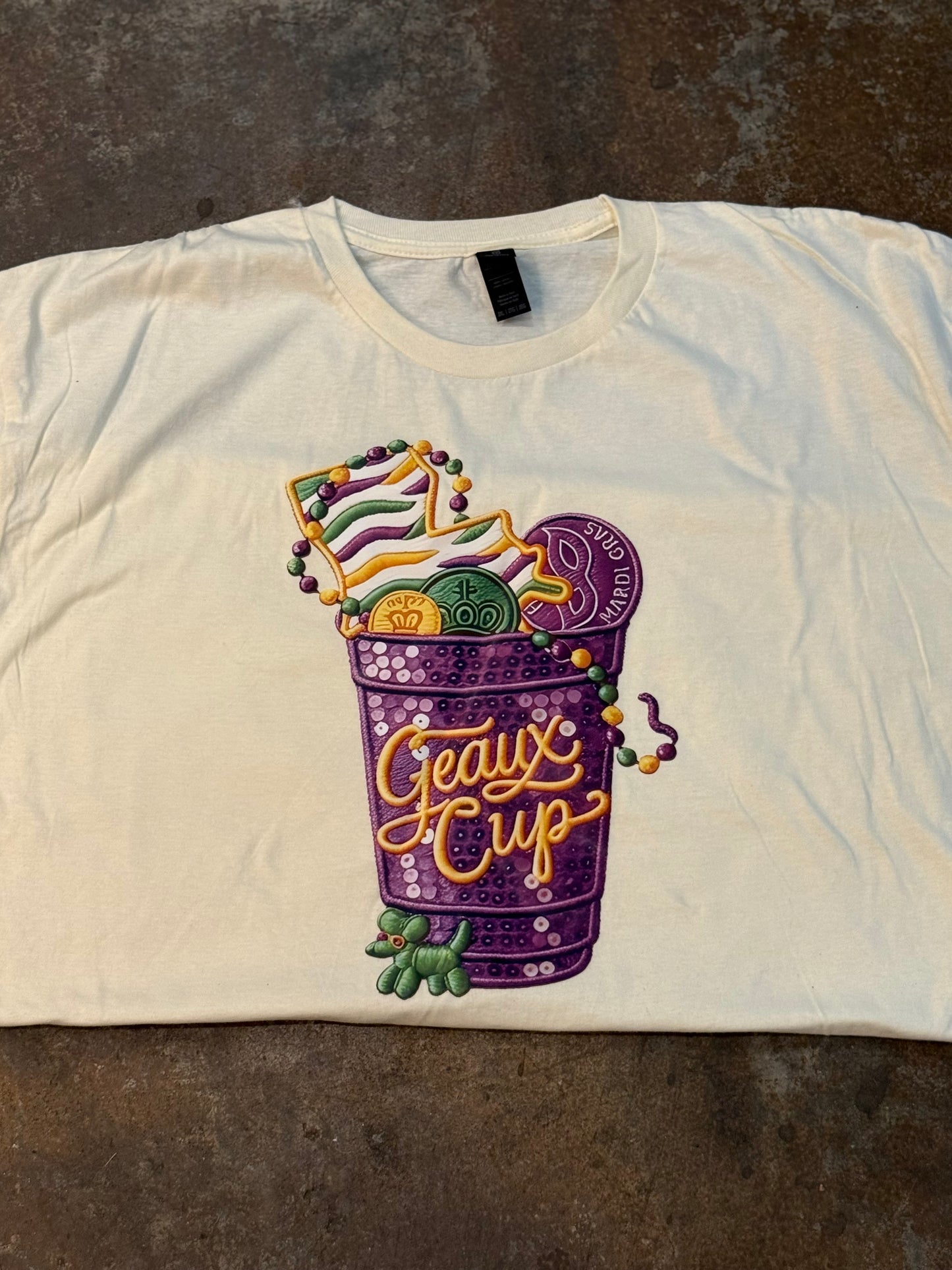 Geaux Cup Mardi Gras Tshirt