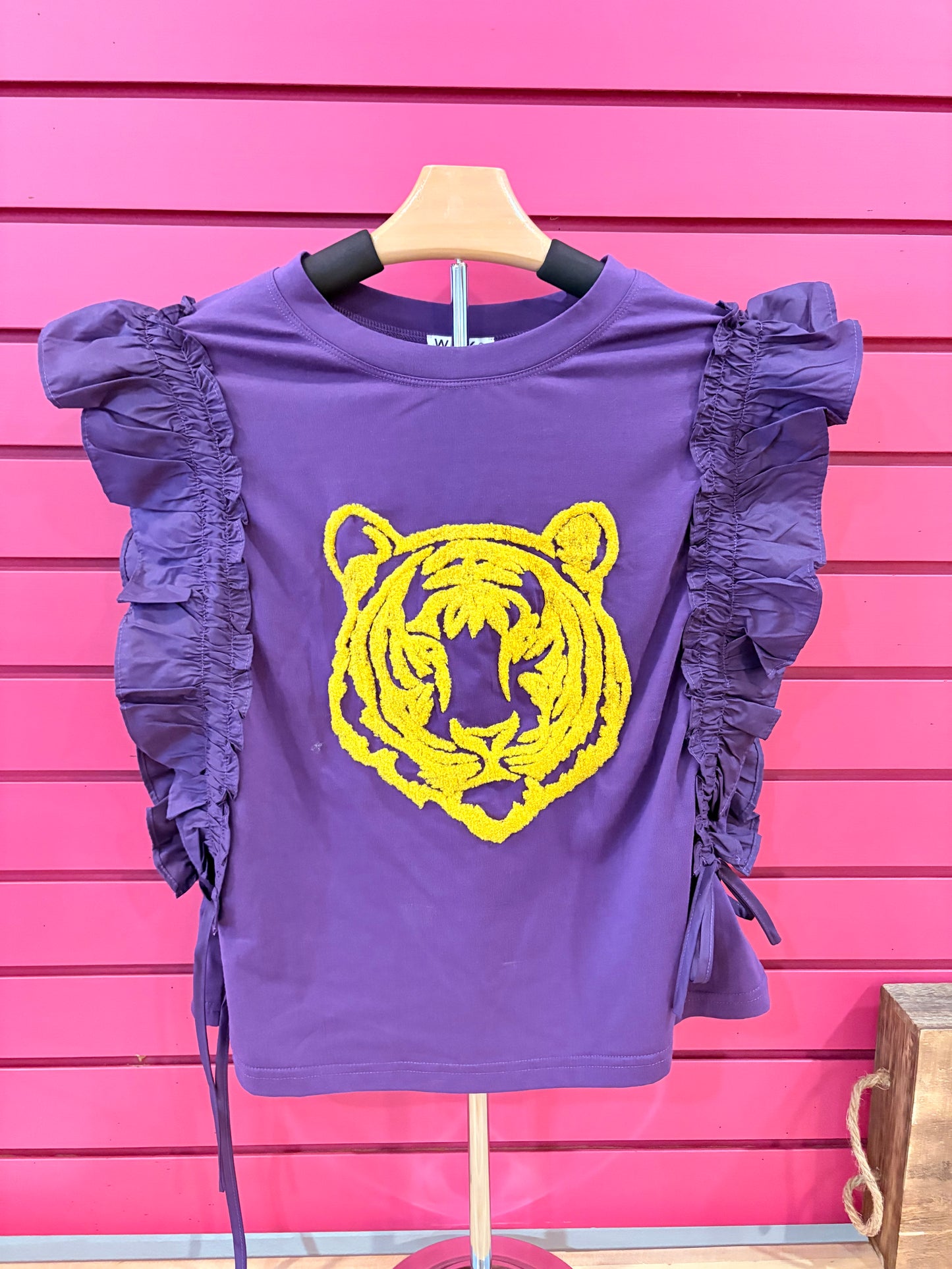 Purple tiger top