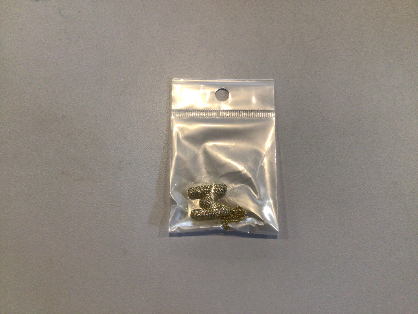 Bubble letter necklace