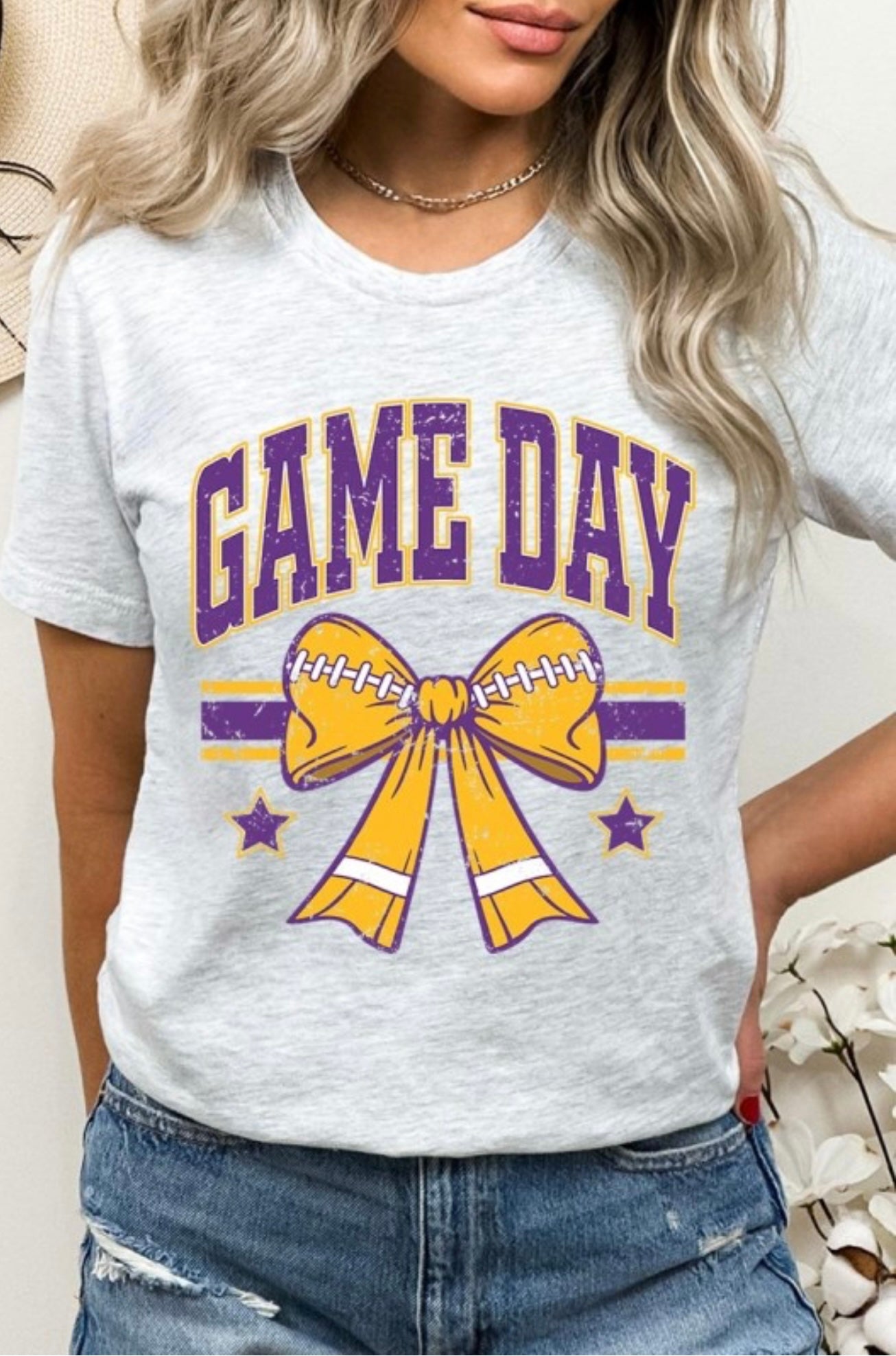 Game Day Bow Tee