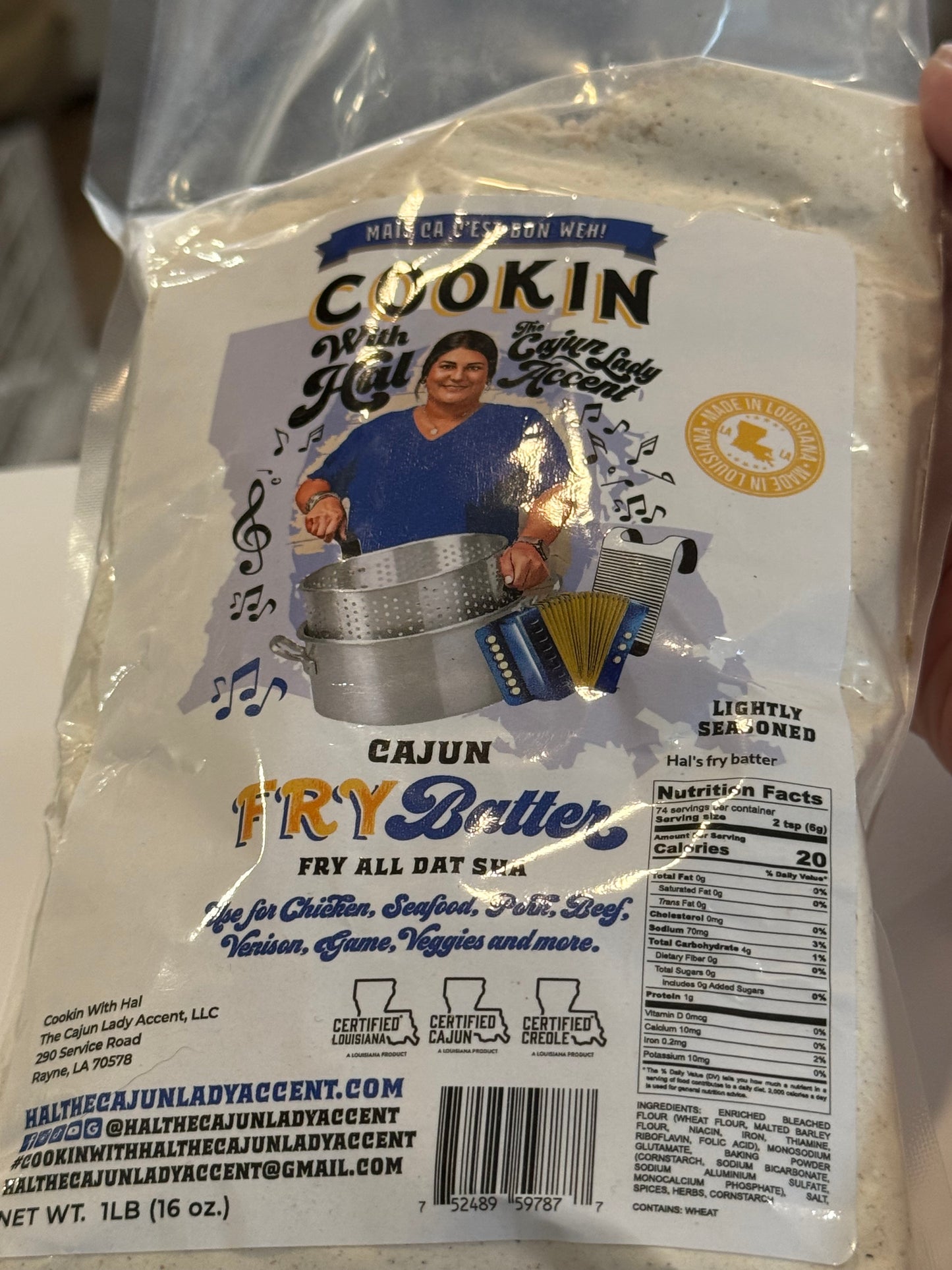 Cookin with Hal Cajun Fry Batter