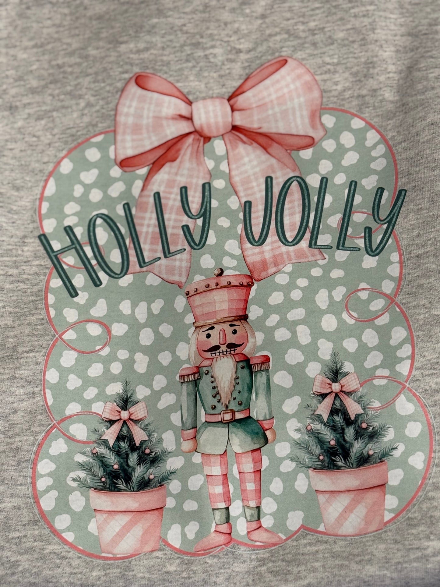 Pink Bow Nutcracker Sweatshirt