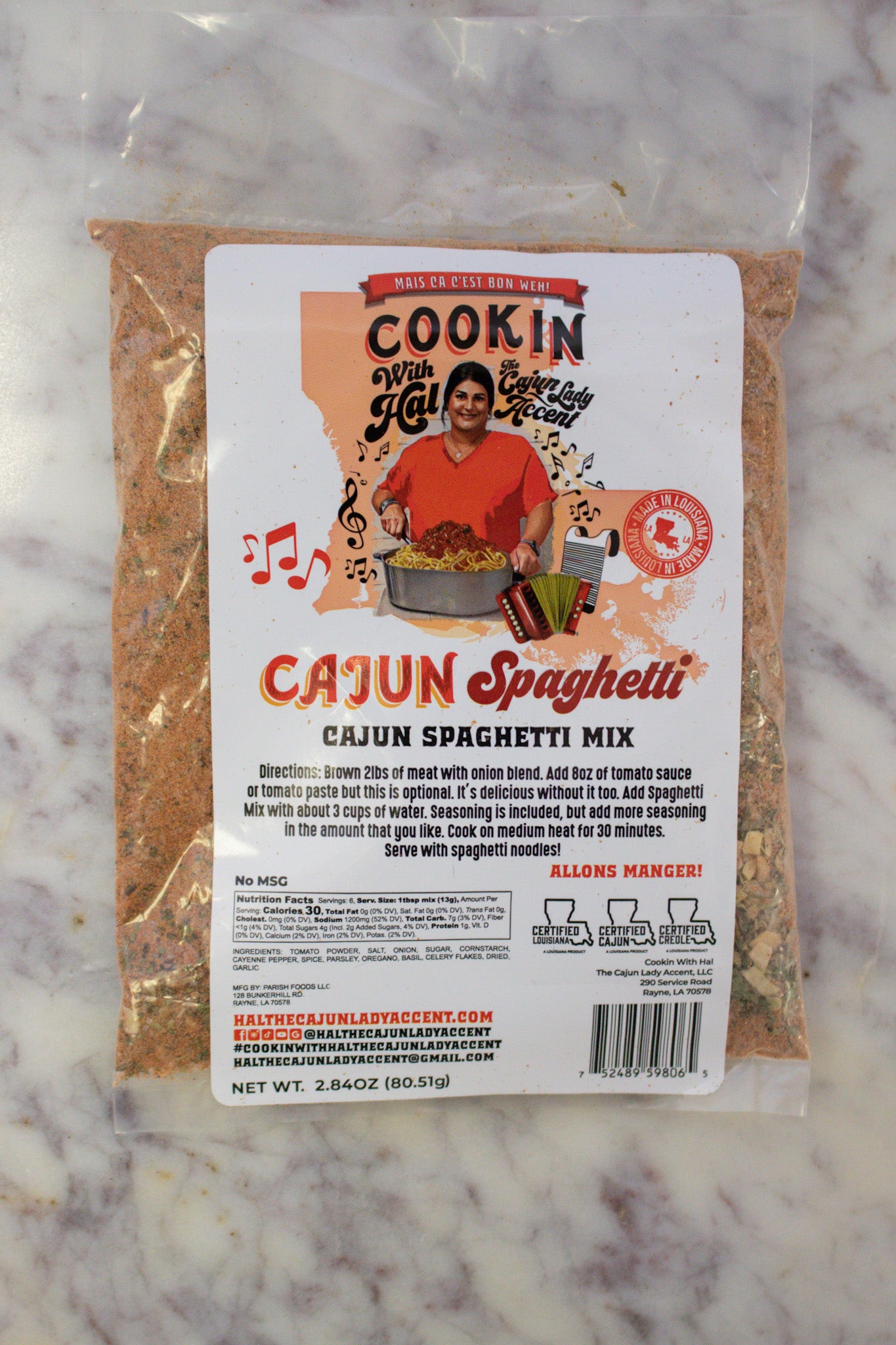 Cookin with Hal Cajun Spaghetti Mix - SBC (4)
