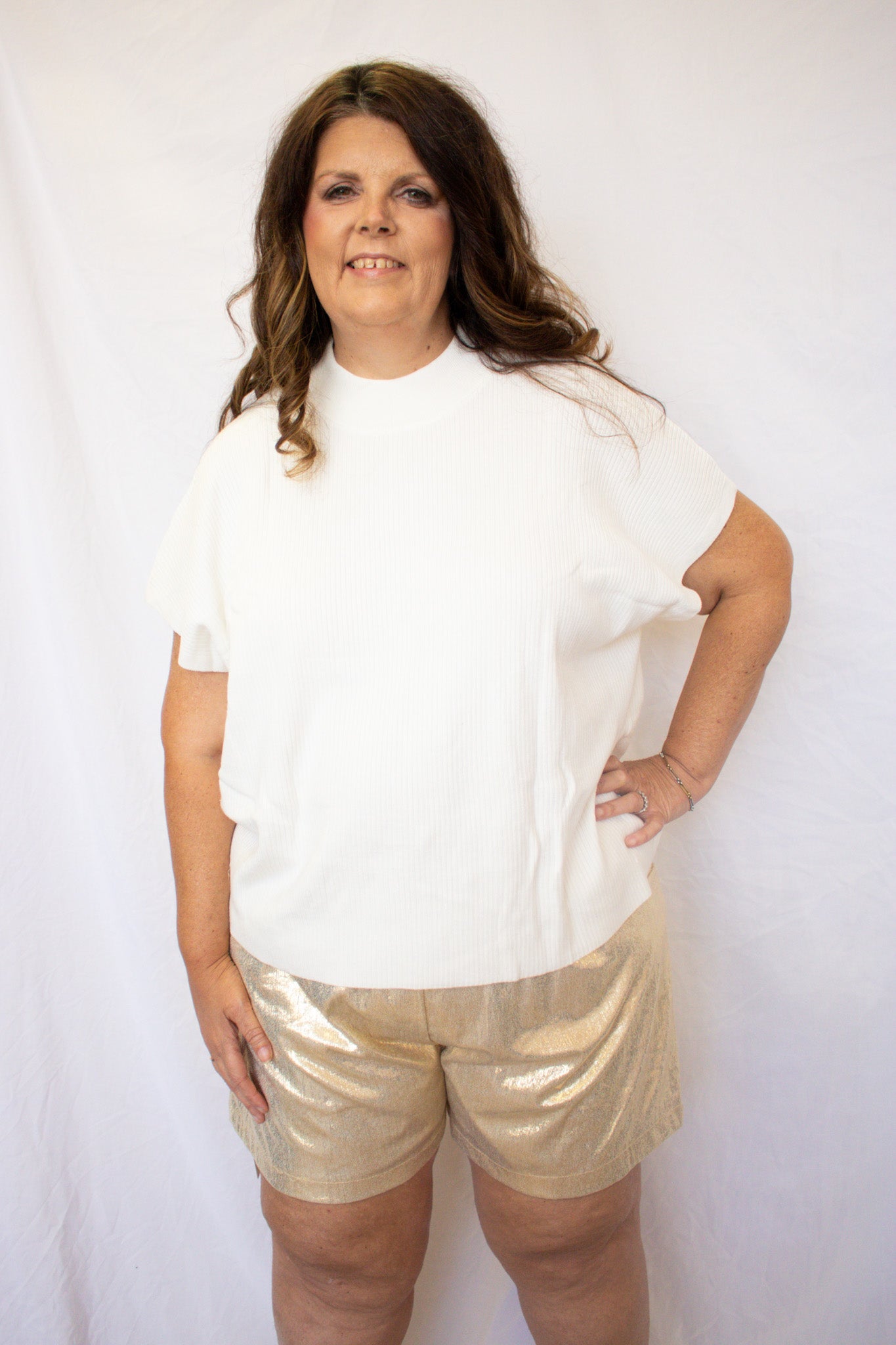 Sparkly High Waisted Shorts