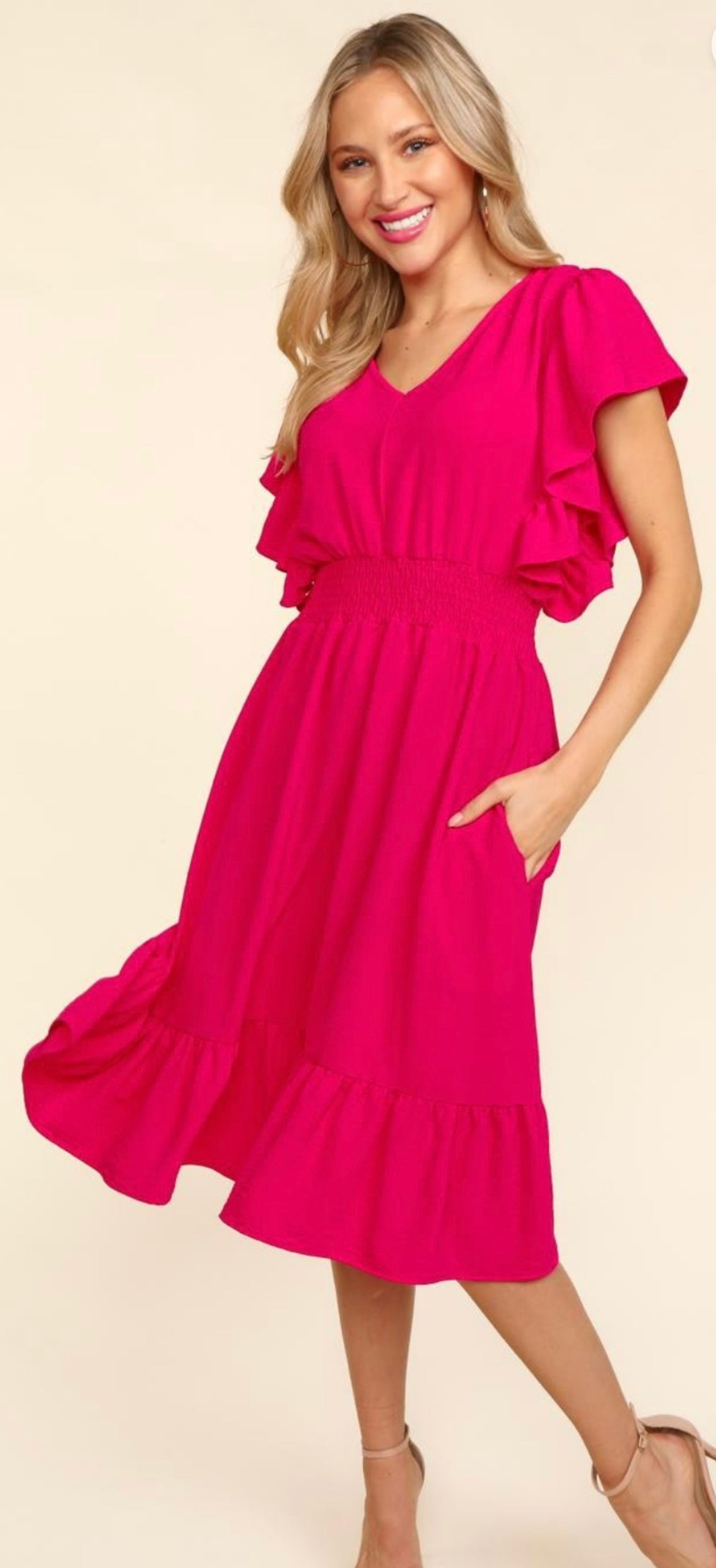 Hot Pink Summer Dress
