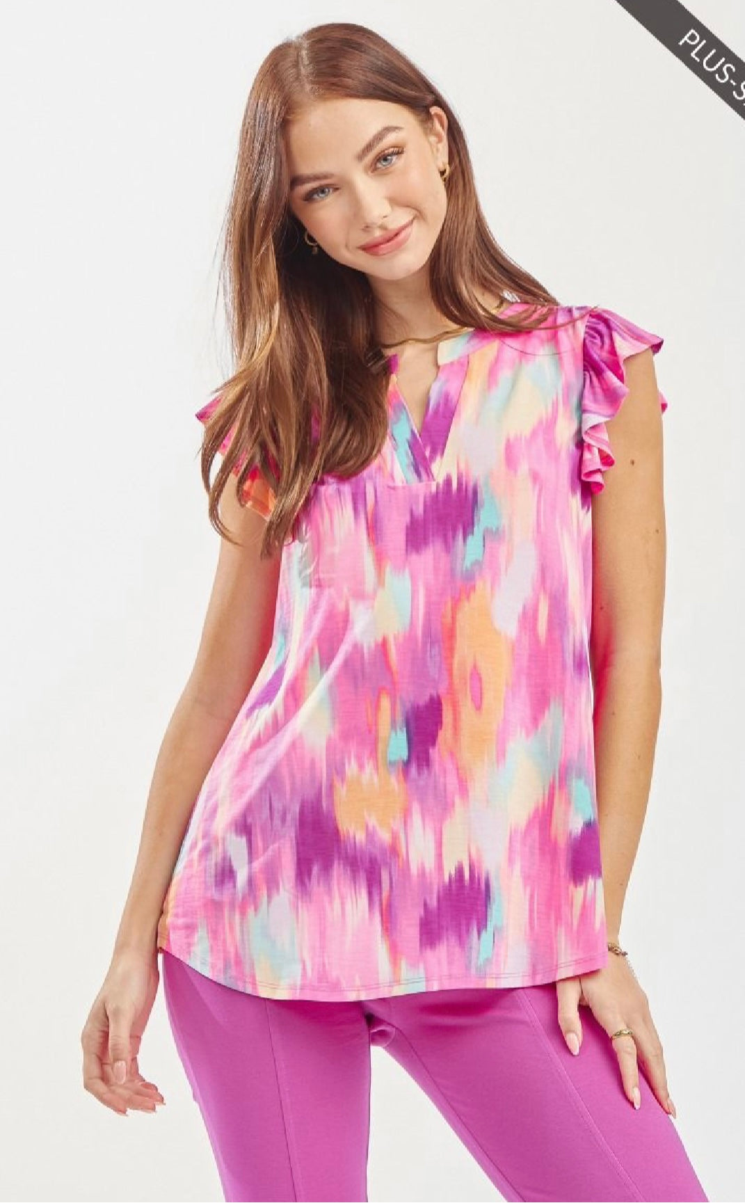 From Work to Night Flutter Tops