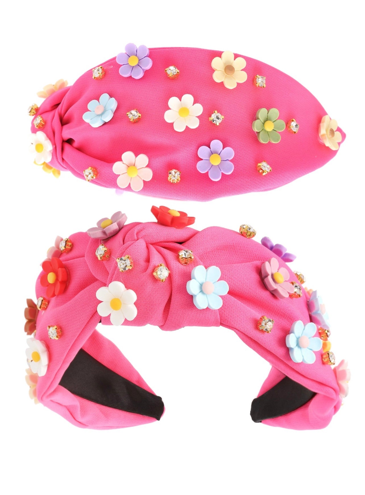 Pink Floral Headband