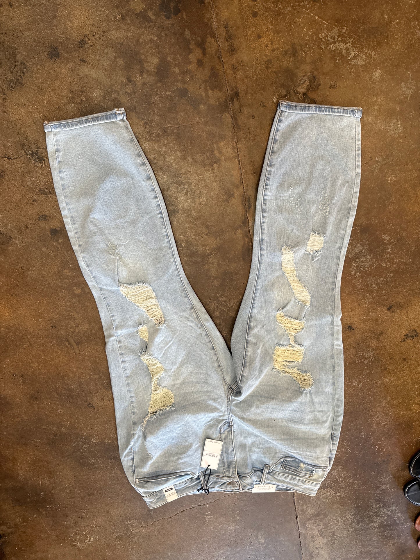 Light washed ripped Judy Blues