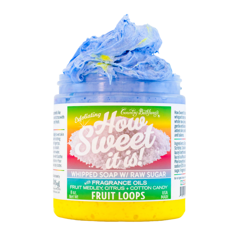How Sweet It Is Whipped Soap with Raw Sugar - Fruit Loops