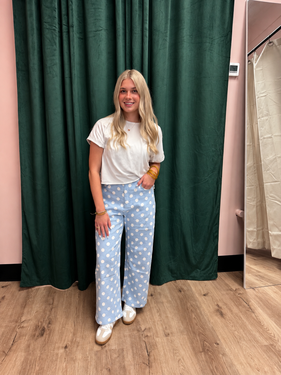 Blue Skies Polka Dot Jeans