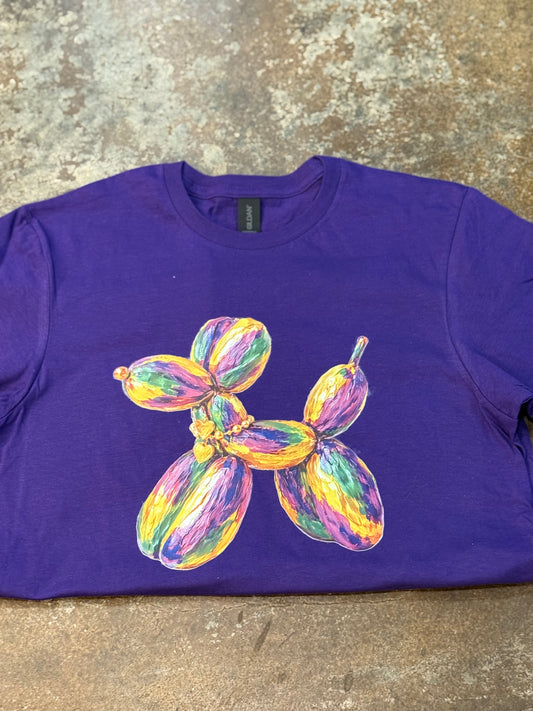 Mardi Gras Balloon Animal Tshirt