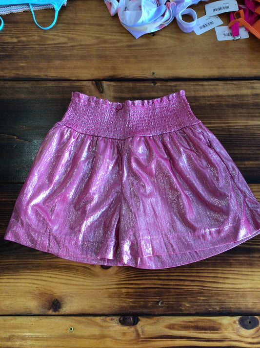 Metallic Pink Shorts