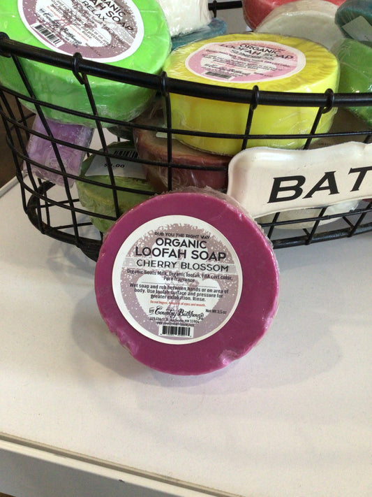 Loofah Soap - Cherry Blossom