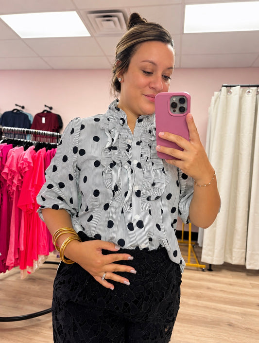 Sunday Brunch Top - Black