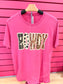 Pink Howdy Tshirt