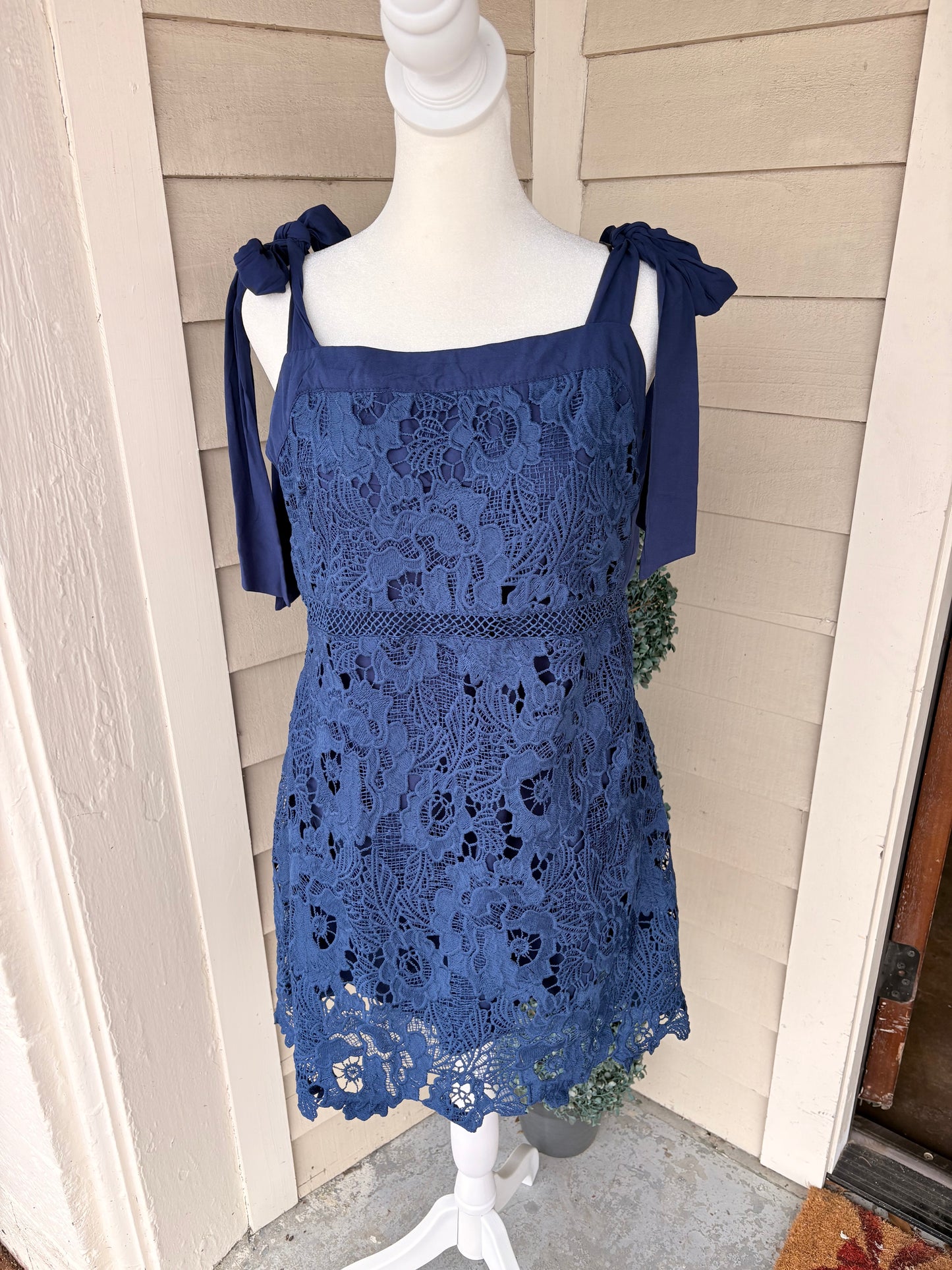 Navy Lace Dress
