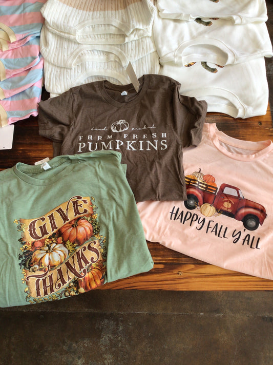 Fall tees
