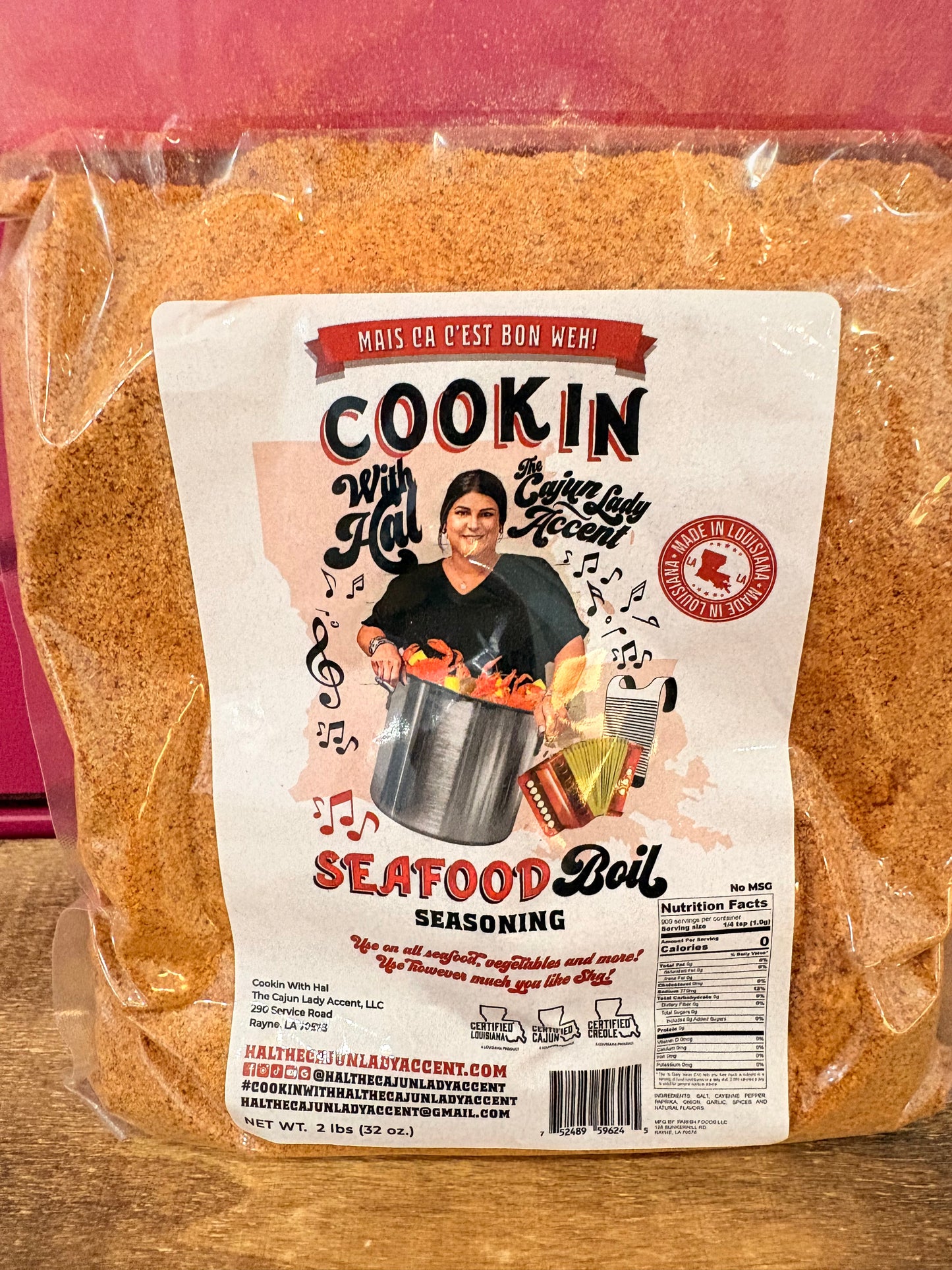 Cookin with Hal - Seafood Boil 2lb bag