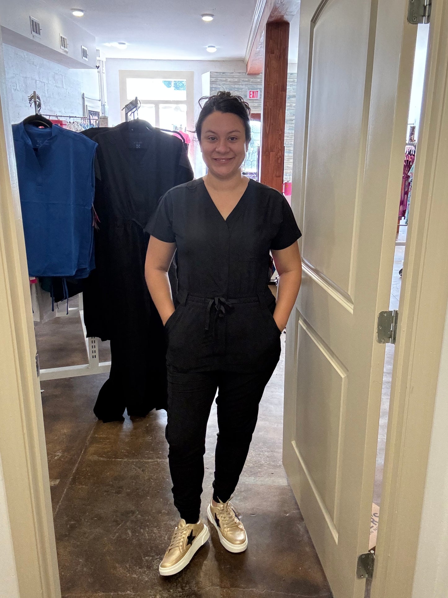 Excel Stretch Scrub Jumpsuit