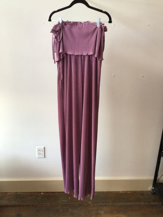 Purple Ruffle Jumpsuit