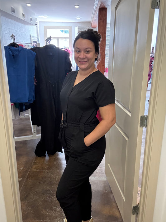 Excel Stretch Scrub Jumpsuit