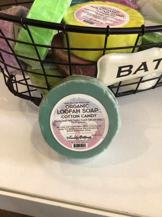 Loofah Soap - Cotton Candy