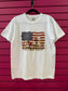 American Flag Floral graphic tee