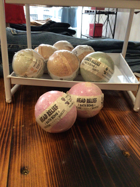 Bath bombs - head relief