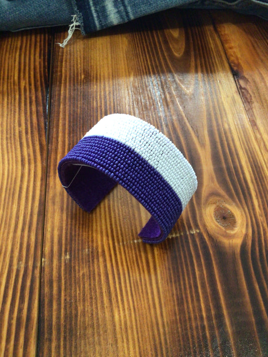LSU Cuff Bracelets