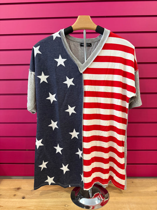 Red White and Cute Top -SBC