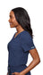 Touch V - neck Chest Pocket Top-MC7448
