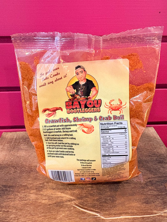 Bayou Bootleggers Crawfish, Shrimp and Crab Boil. 2lb bag