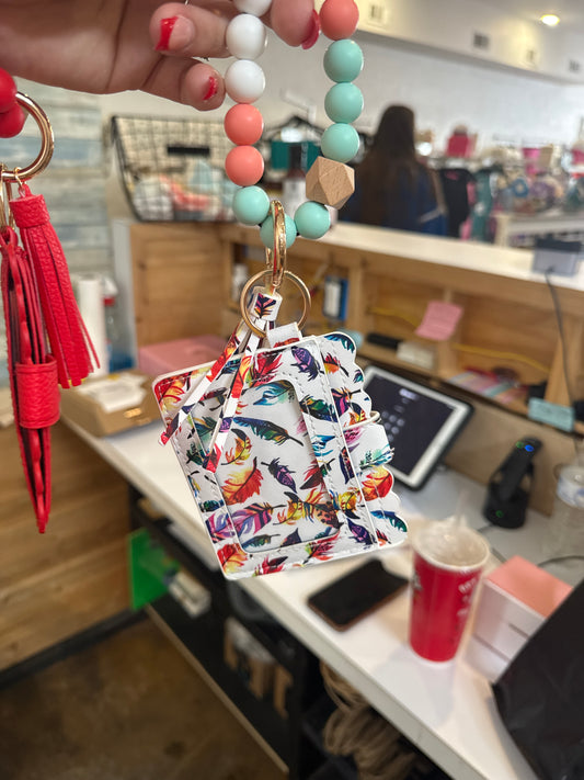 Wristlet with credit card -HC