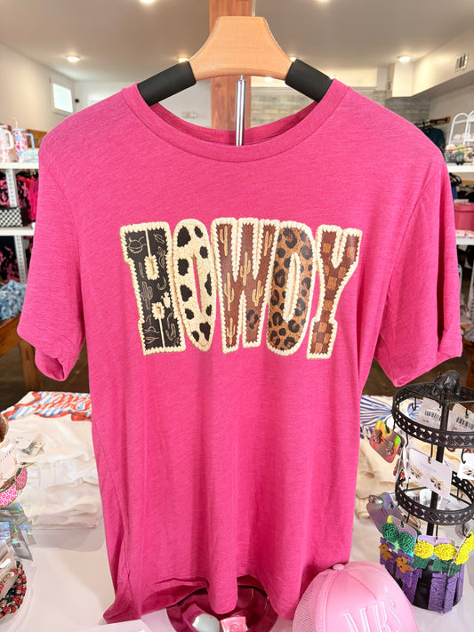Pink Howdy Tshirt