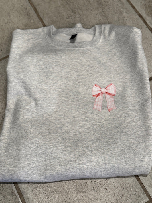 Pink Bow Nutcracker Sweatshirt