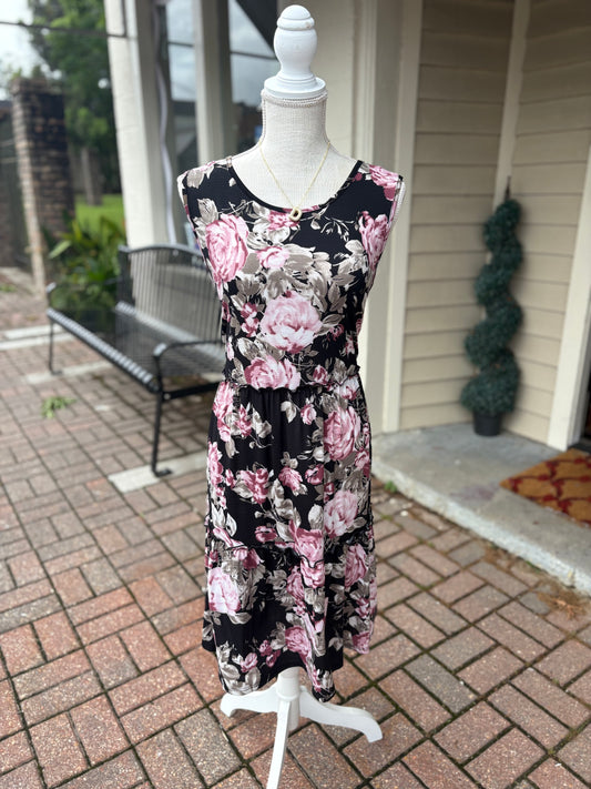 Floral Ruffle Dress - SBC