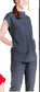 Excel Mandarin Collar Scrub Top- 535