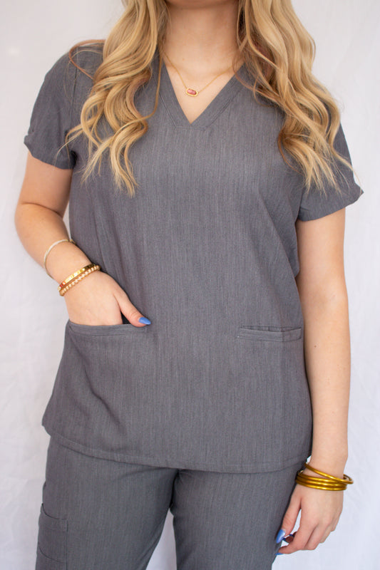 Excel V neck scrub top 525