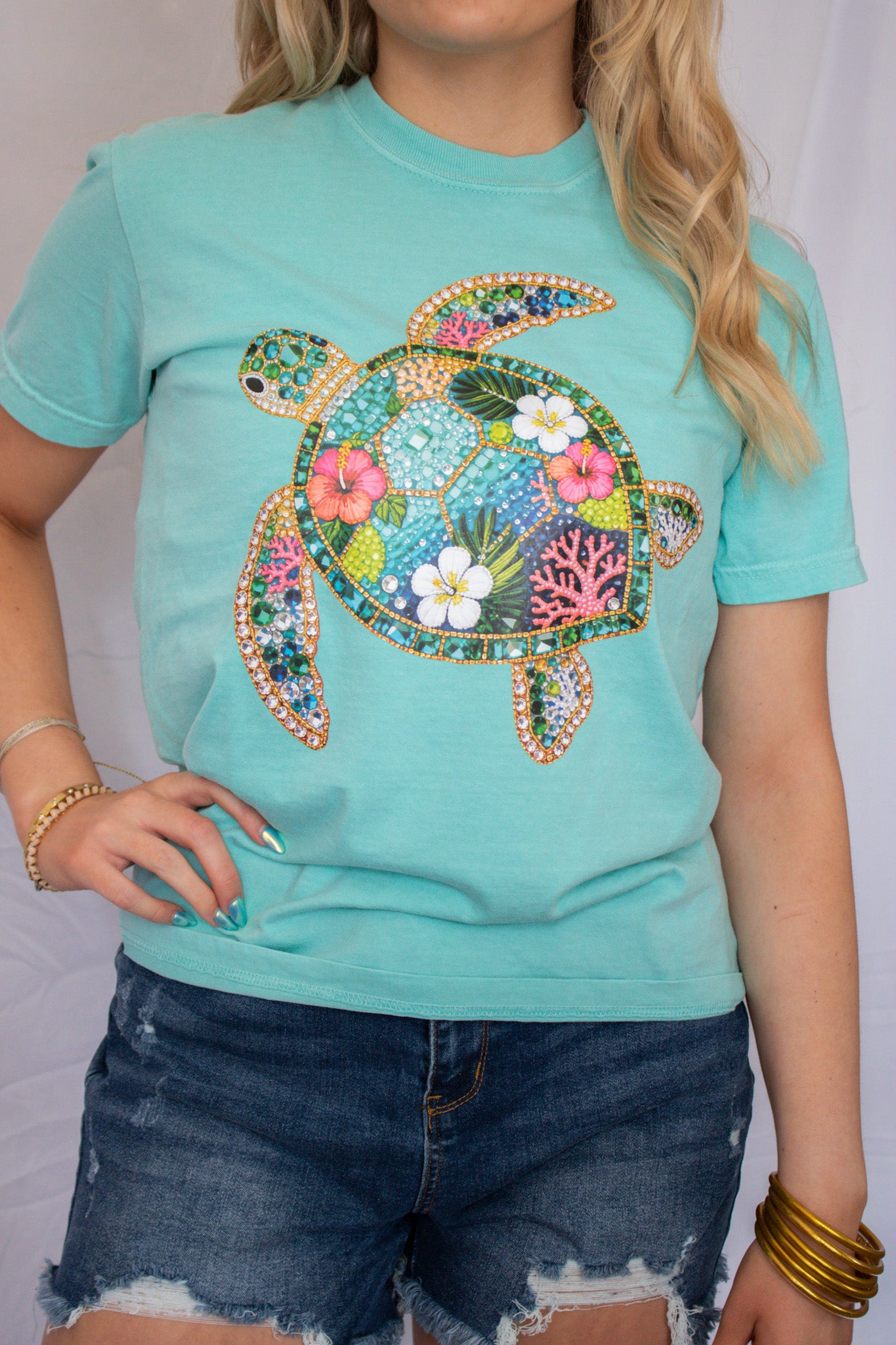 Blue Turtle Tee