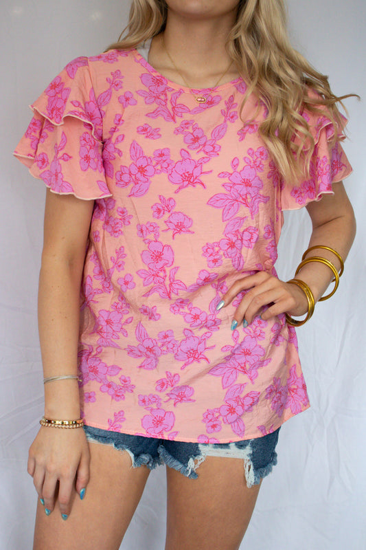 Summer Floral Top