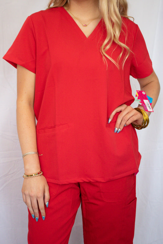 Excel V neck scrub top 525