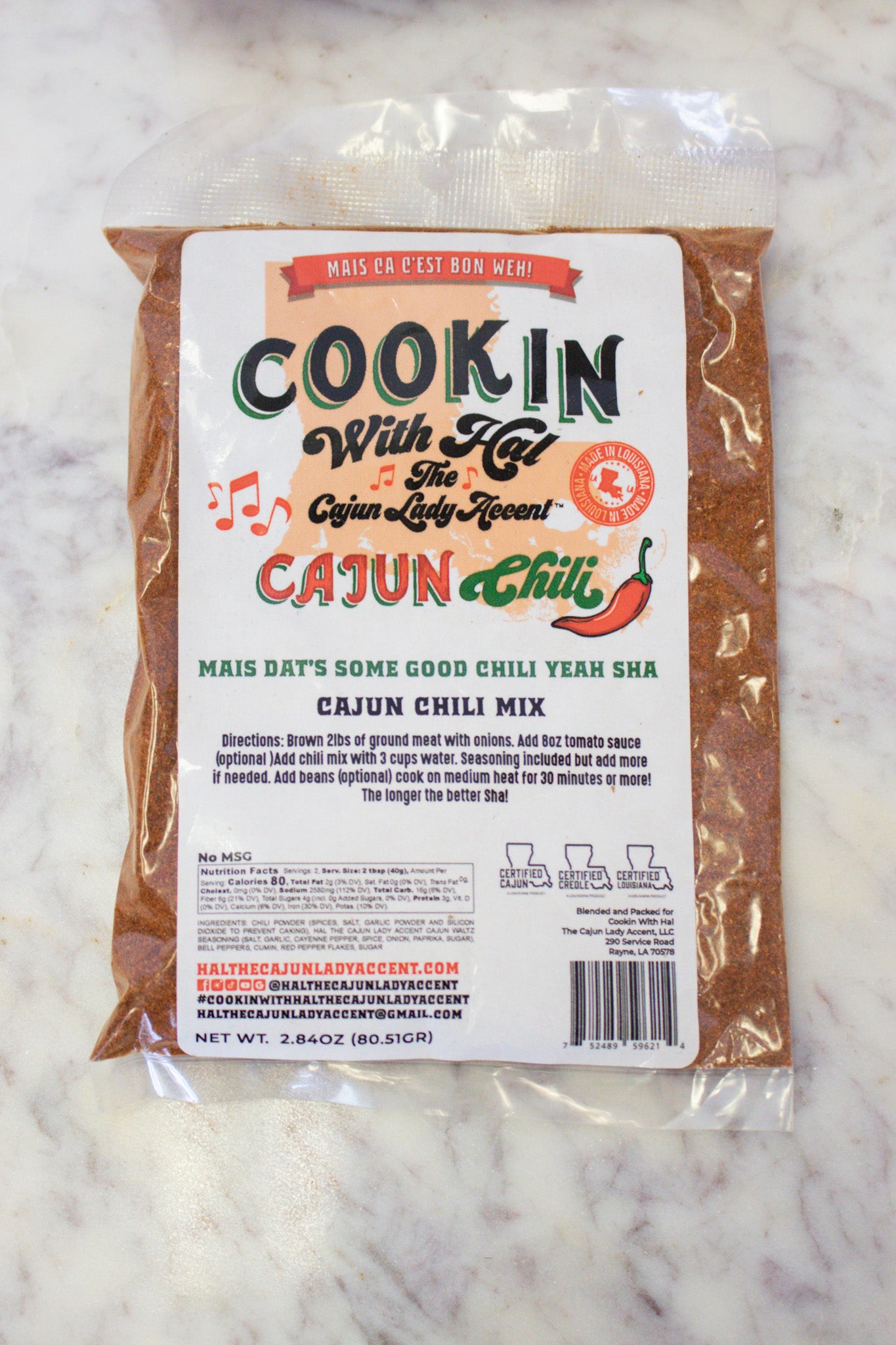 Cookin with Hal - Cajun Chilli Mix - SBC