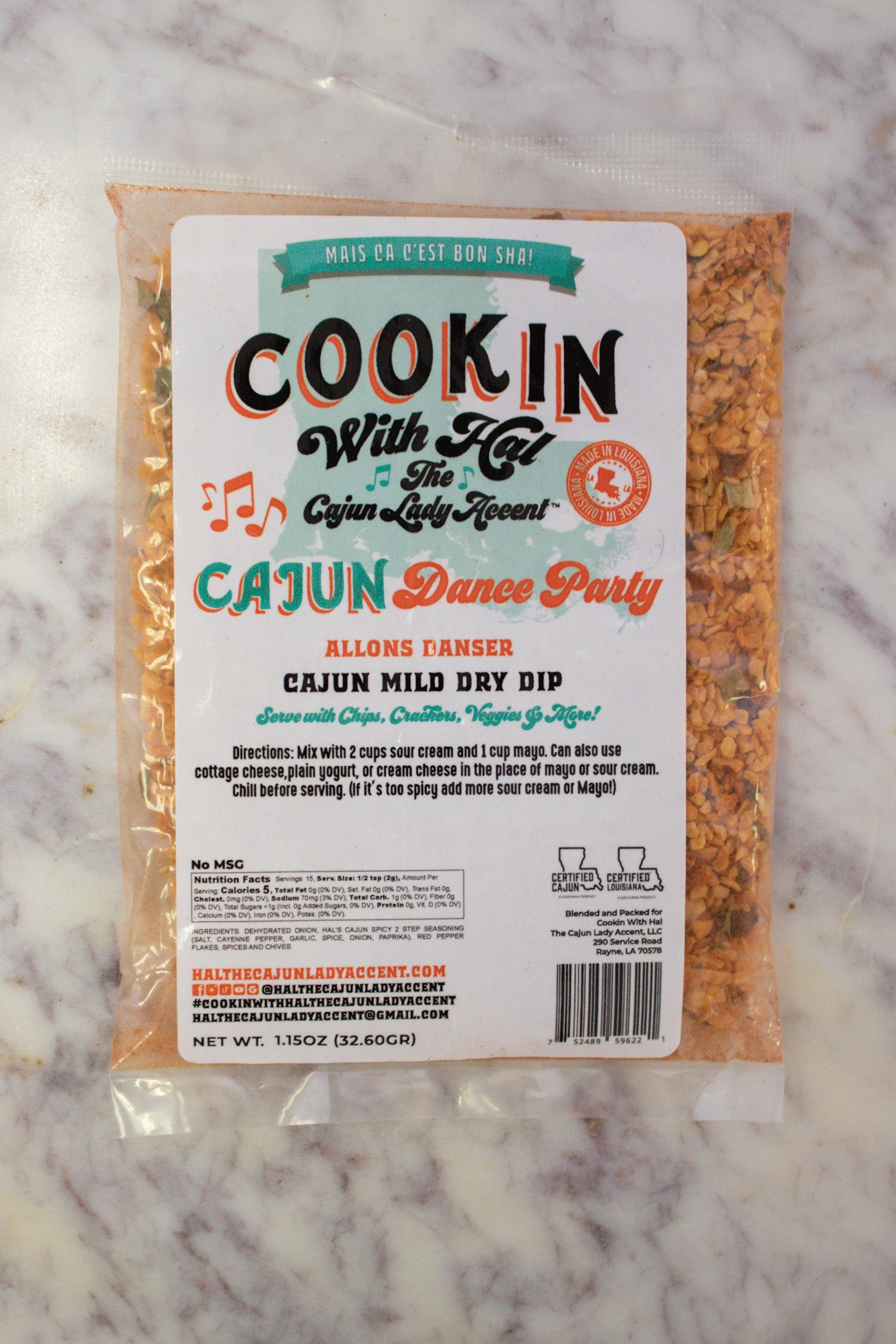 Cookin with Hal - Cajun Dance Party Dry dip - SBC