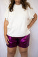 Sparkly High Waisted Shorts