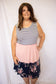 Striped Floral Dress - SBC